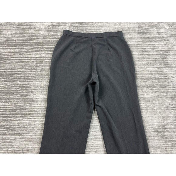 Kim Rogers Pants Women 12 Short Gray Elastic Waist Polyester‎ Blend Career - Picture 8 of 11